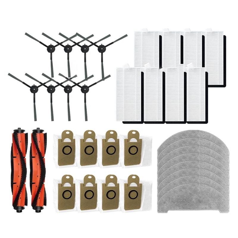 

A65T-For IMOU RV1 Pro Robot Vacuum Replacement Main Sided Brush HEPA Filter Mop Pad Dust Bags Spare Part Accessories