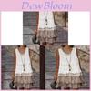 Elegant Lace Panel Sleeveless Maxi Dress For Spring Office Wear