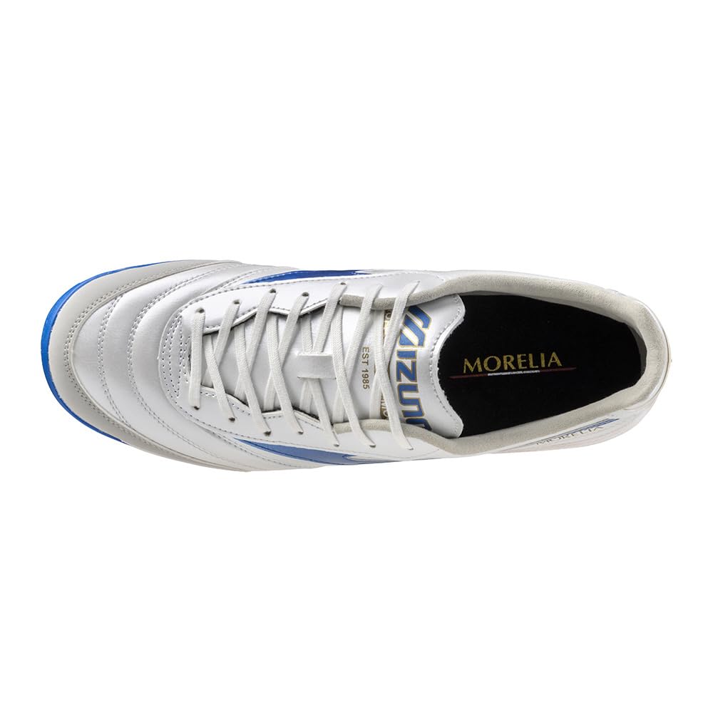 Futsal Shoes Morelia SALA PRO TF Club Activities Football Soccer Wide Lightweight Outdoor Artificial Grass Super White Pearl x Laser Blue cm 2E