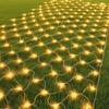 EU Plug LED Net Mesh String Light Waterproof Curtain Light  Christmas Decorations