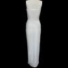 2025 Summer European Two-Piece Set: Solid Bandeau Top & High-Waisted Slim Long Skirt
