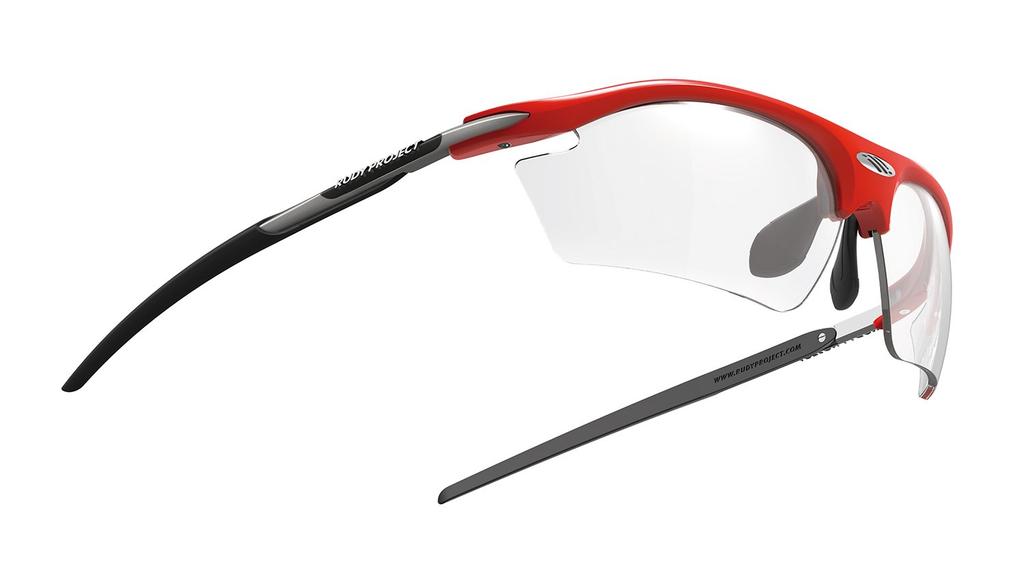 RUDYPROJECT Sports Sunglasses RYDON Fire Red Frame Impact X2 Photochromic Black Lens SN797345-0000