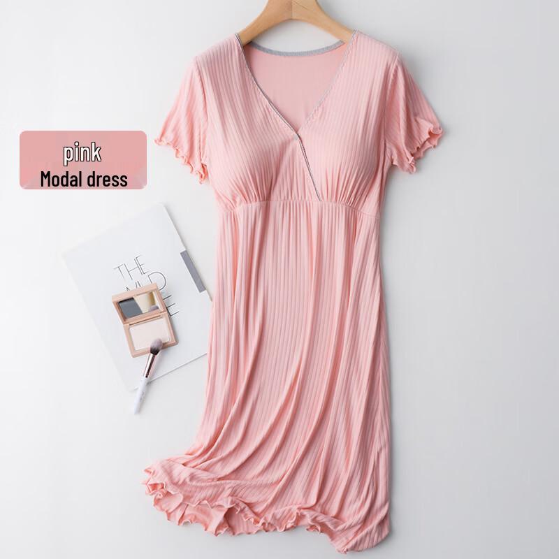 MODENGYUNMA Summer Thin Maternity Nursing Tunic Top