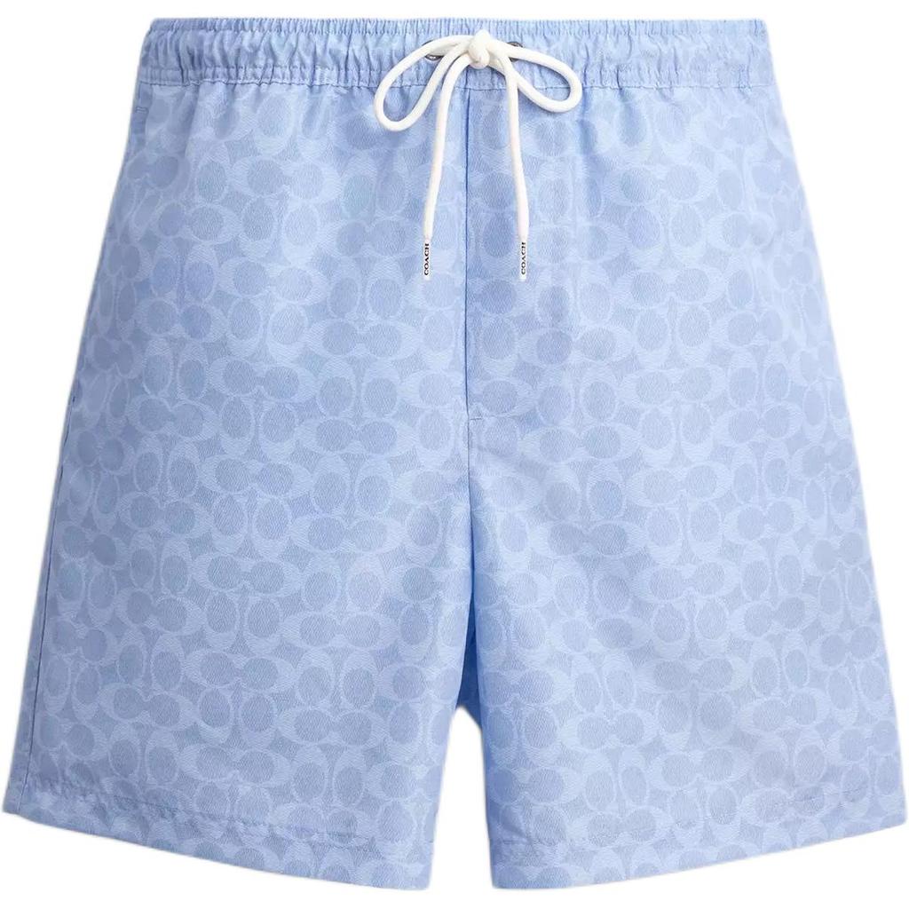 Coach Drawstring Fitted Swim Trunks With Pockets Men swimwear CZ537-CER