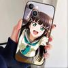 Kousaka Honoka-Love Live Phone Case For iPhone 17 16 15 14 13 12 Max Plus Silicone Black Cover