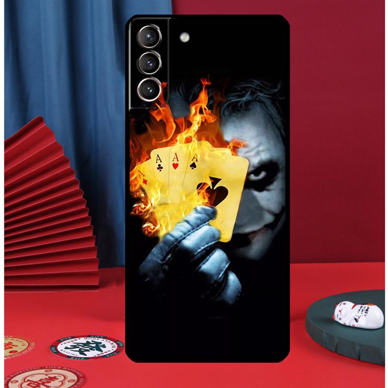 Mystery Poker Card Phone Case For Samsung Galaxy S24 Ultra S9 S10 S20 S21 S22 Plus S23 FE S25 Ultra Back Cover