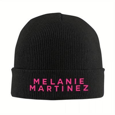 Melanies Martinezs Beanie Hats Writing Knitted Hat Kpop Head Wrap Adult Unisex Caps Winter Design Casual Bonnet Hats
