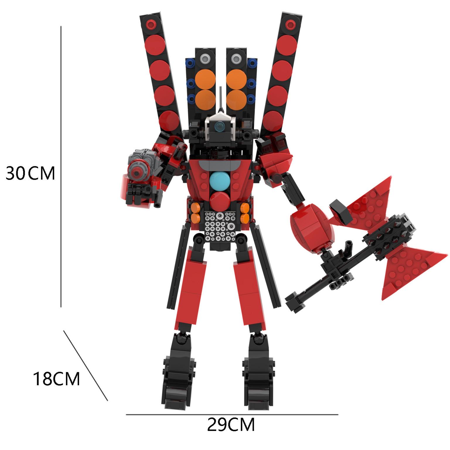 

2024 3D Спикерман Детский блок пластиковый игровой конструктор для подростков и детей Skibidi унитаз