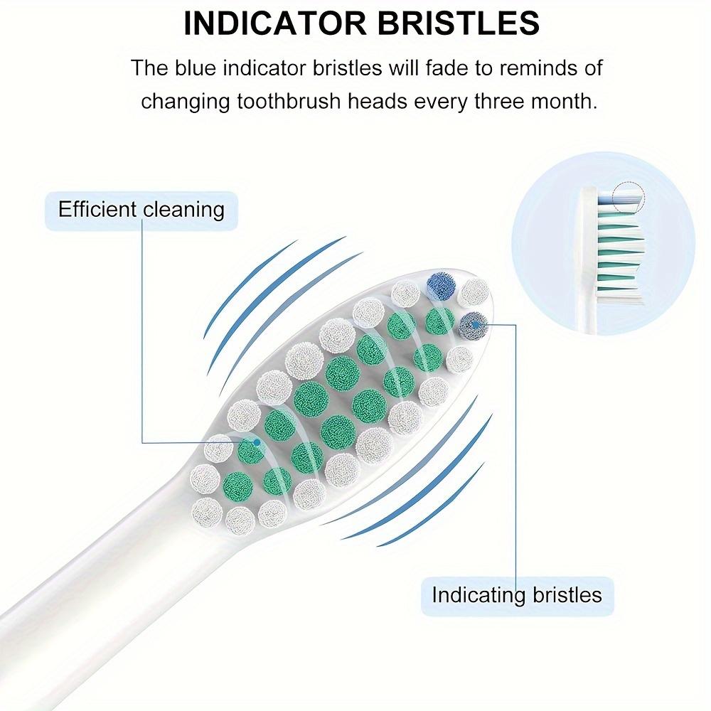 8 Stück Ersatz-Bürstenköpfe Kompatibel mit Philips Sonicare DiamondClean HX3/HX6/HX9 Serie Elektrische Zahnbürstenköpfe HX6064