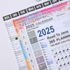 Agenda Schedule 2025 Wall Calendar Planner Organizing Planning Plan Check List Sheet  Student