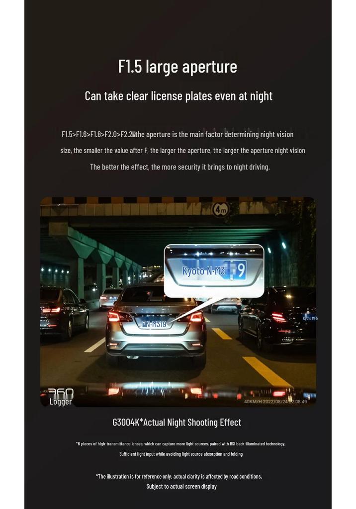 2026 4K Ultra-Clear Wireless Dashcam with 360° Night Vision & Dual Cameras