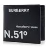 Burberry Men's Coordinate Print Leather Bi-fold Wallet 8064927 MS REG CC BILL8 ATH A1189