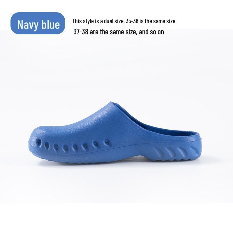 Waterproof Non-Slip Surgical Shoes for Doctors and Nurses – Closed-Toe Protective Slippers for Hospital, Laboratory, and ICU Use