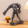 Simulated Sasquatch Figurine PVC Savage Werwolf Animal Model Statue Sculpture Educational Toy Home Office Desktop Decoration Ornament