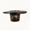Plastic Breathing Plant Pot With Large Edge For Office Water Cultivation