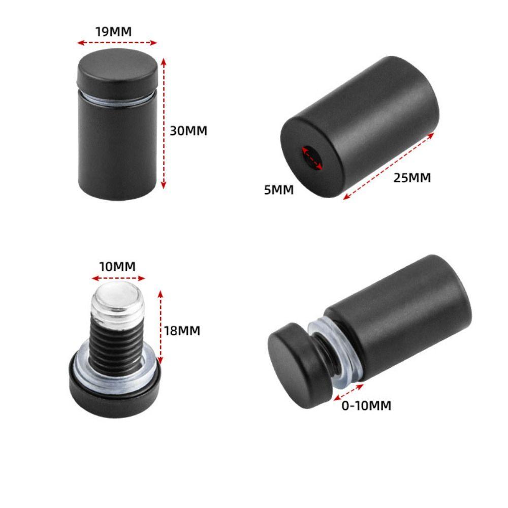 4pcs Silver/gold/black Acrylic board screws Ceramic tile glass screws Advertising board