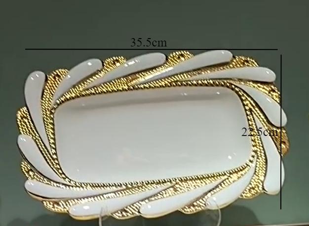 Phnom Penh Ceramic Dining Plate Dessert Bowl Cake Stand Steak Plates Soup Plate Fruit Salad Bowl Snack Bowls Sashimi Plates Dish