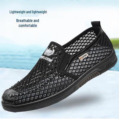 Men's Breathable Mesh Slip-on Sandals - Non-slip, Wear-resistant, Soft Sole