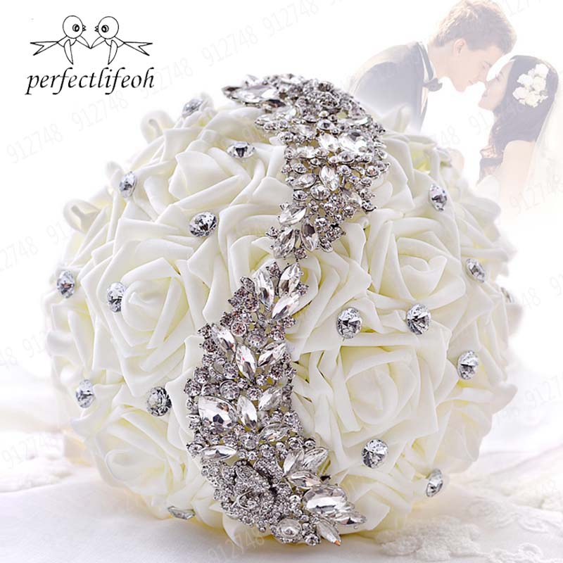 

Perfectlifeoh свадебный букет цветы белые свадебные букеты для невесты искусственный букет роз свадебные цветы свадебные