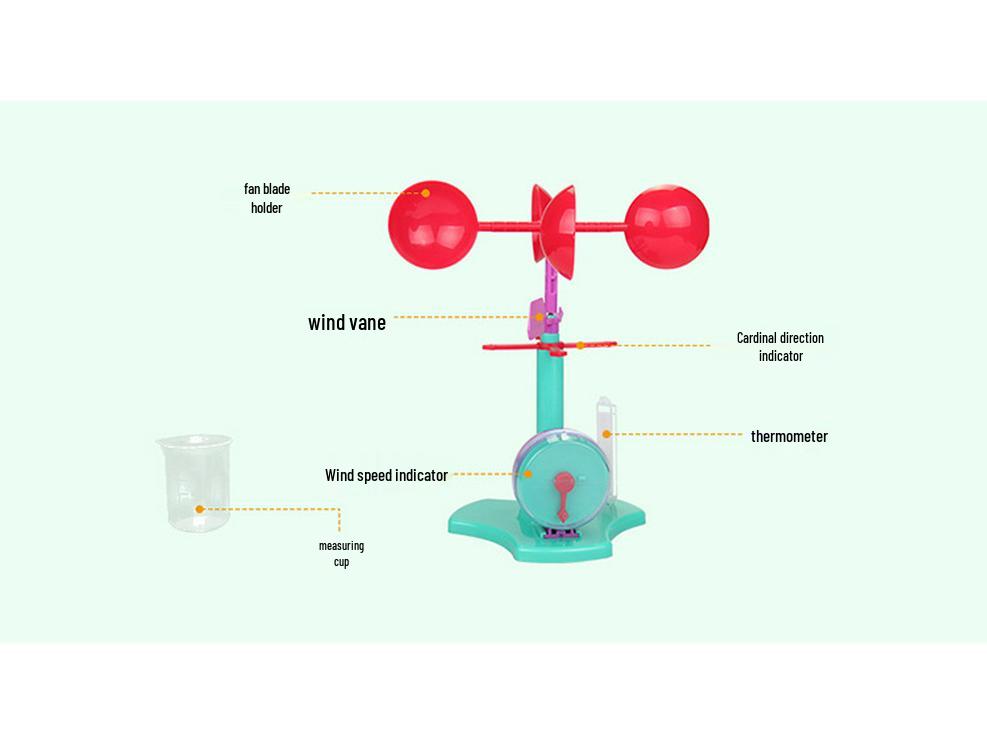Children's Educational Science DIY: Wind Speed & Direction Experiment Model