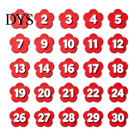 Standard Hex Pencil Accessories 30PCS Numbered Toppers, Reusable Prevent Confusion Labels, Primary School Organizing Tools Plastic Tracking