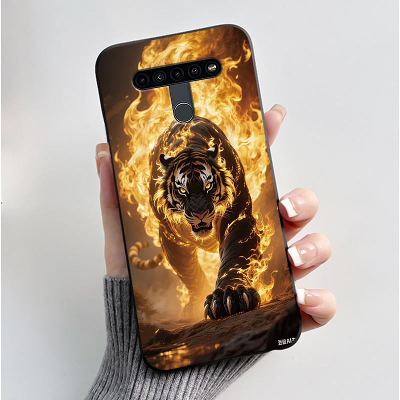 Casing For LG K41S K51S LM-K410 LM-K510 Super-Thin Slim Case Luxury Cute Cool Boys Girls Black Matte Soft Silicone Back Cover
