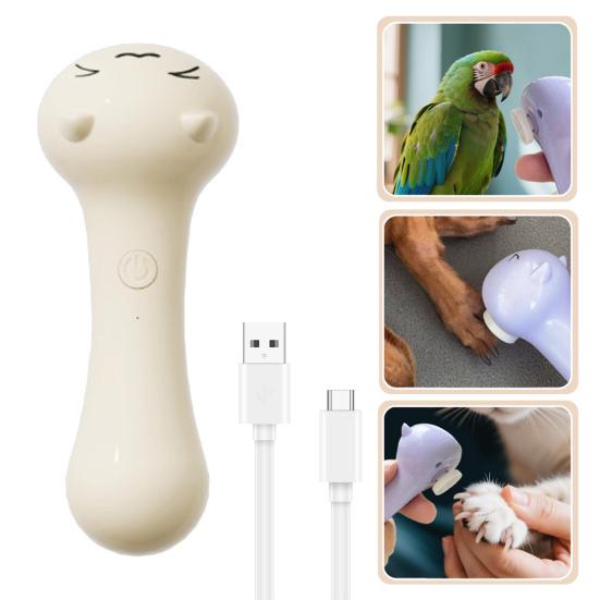 Electric Nail Grinder Baby Nail File Set Safe Nail Trimmer with 6 Grinding Head Replacement Pads USB Rechargeable Nail Clipper