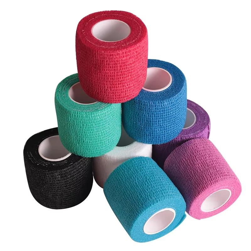 Medical Gauze Non Woven Elastic Self Adhesive Bandage Medical Cohesive Bandage For High-Strength Sports Fixing Finger Wrist Leg