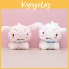 Lovable Shinchan Crayon White Dog Plush Toy Cuddly Keychain For Fun Play And