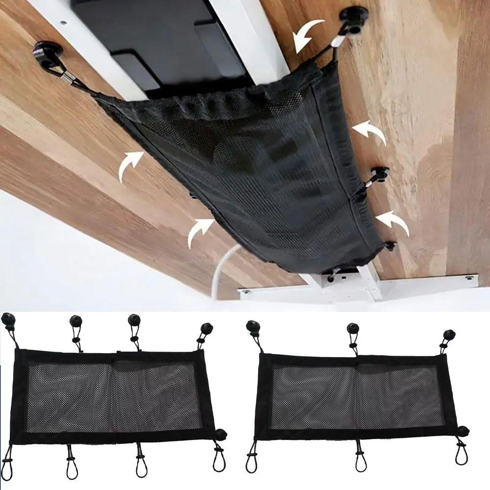 Flexible Wire Management Net Adjustable Cord Organizer Cable Organizer Holder