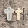DIY Large Cross Candle Silicone Mold Handmade Jesus Madonna Relief Aromatherapy Resin Gypsum Mold Religious Decoration Gift
