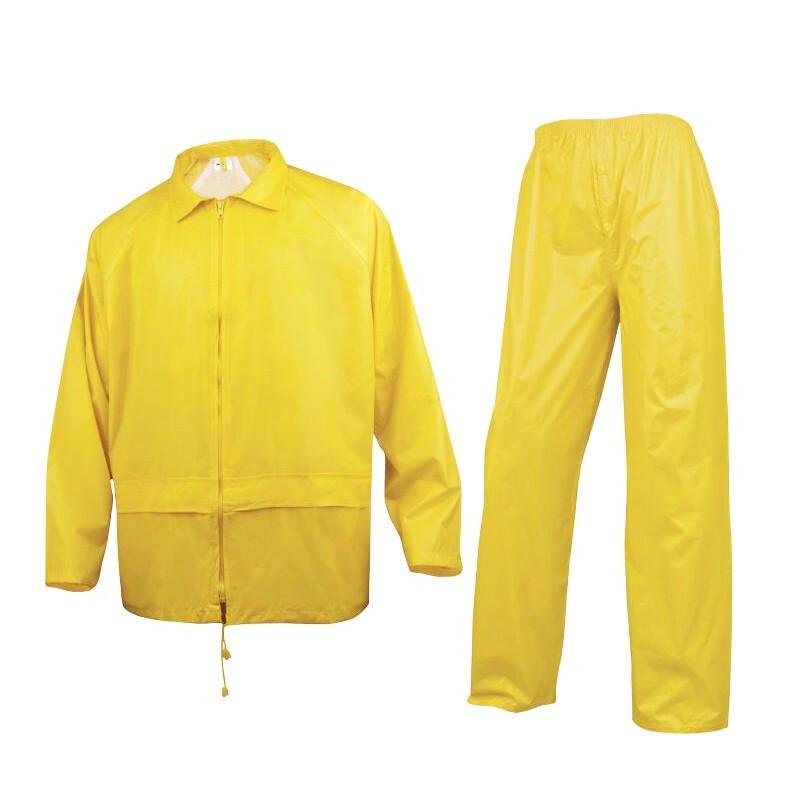 Deltaplus EN400 Hooded Rain Suit Set XL жёлтый