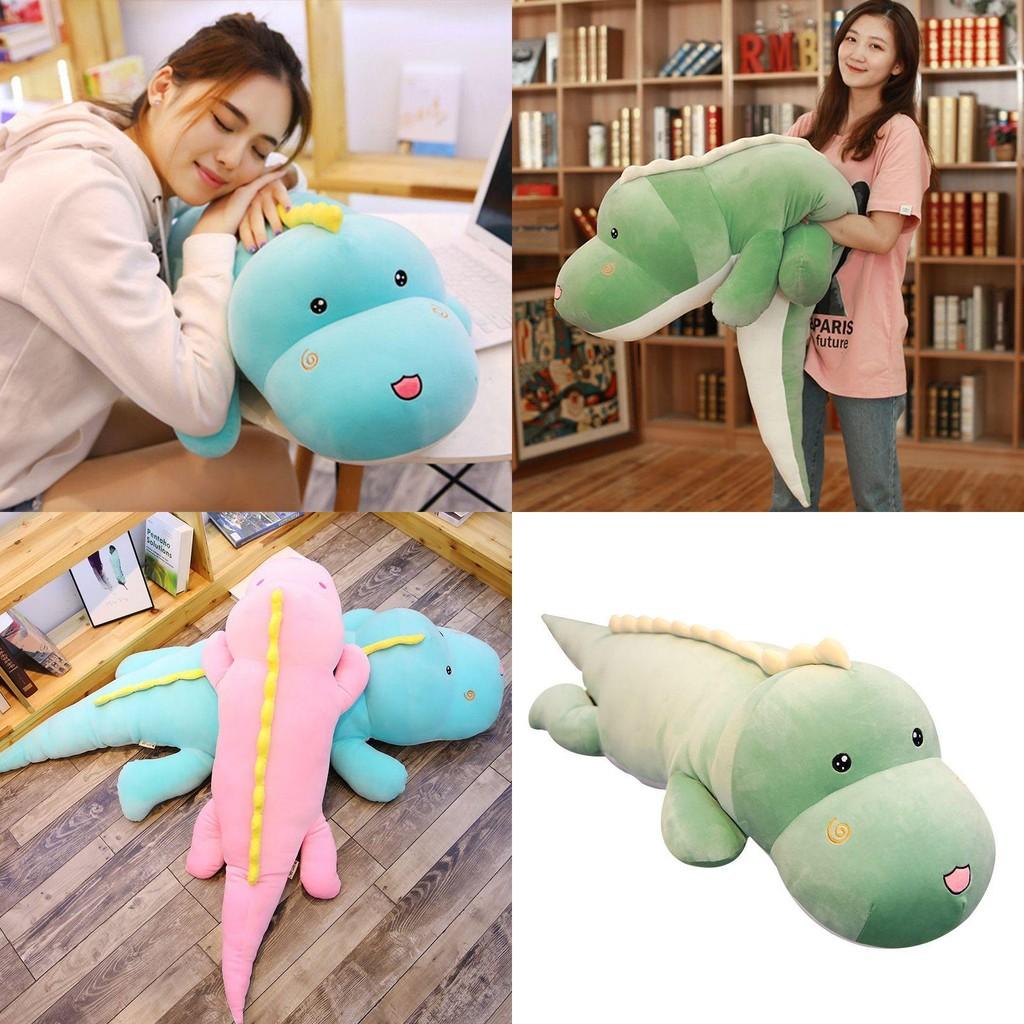 Entzückendes Dinosaurier Plüschtier Stoffpuppe für Mädchen Tröstendes Heimdekor Kissen