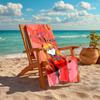 Personalized Customized Proof Beach Towel with Asuka Langley Soryu Pattern - Soft, Absorbent, Quick-drying, Perfect Swimming, Camping&bathing