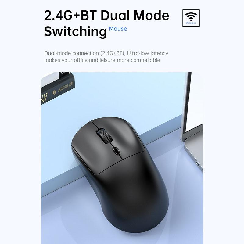Bluetooth Wireless Mouse with USB Rechargeable Mouse for Computer Laptop PC Gaming Mouse Gamer 2.4 GHZ
