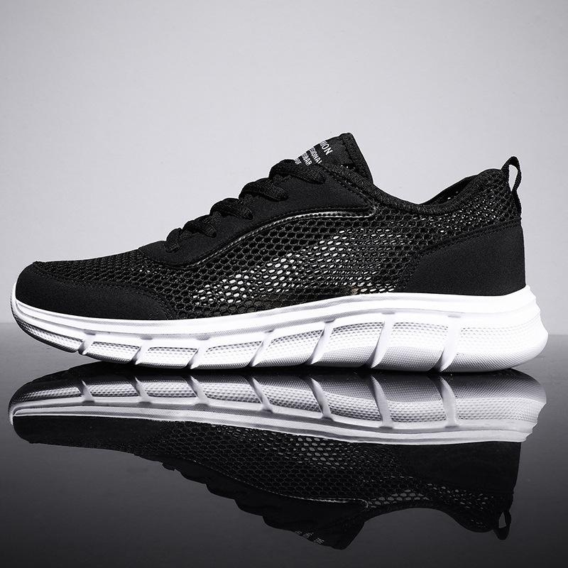 

Літнє порожнисте одинарне взуття, молодіжне спортивне взуття з великої сітки, повсякденне дихаюче сітчасте бігове взуття, робоче взуття великого розміру, чоловіче взуття 48