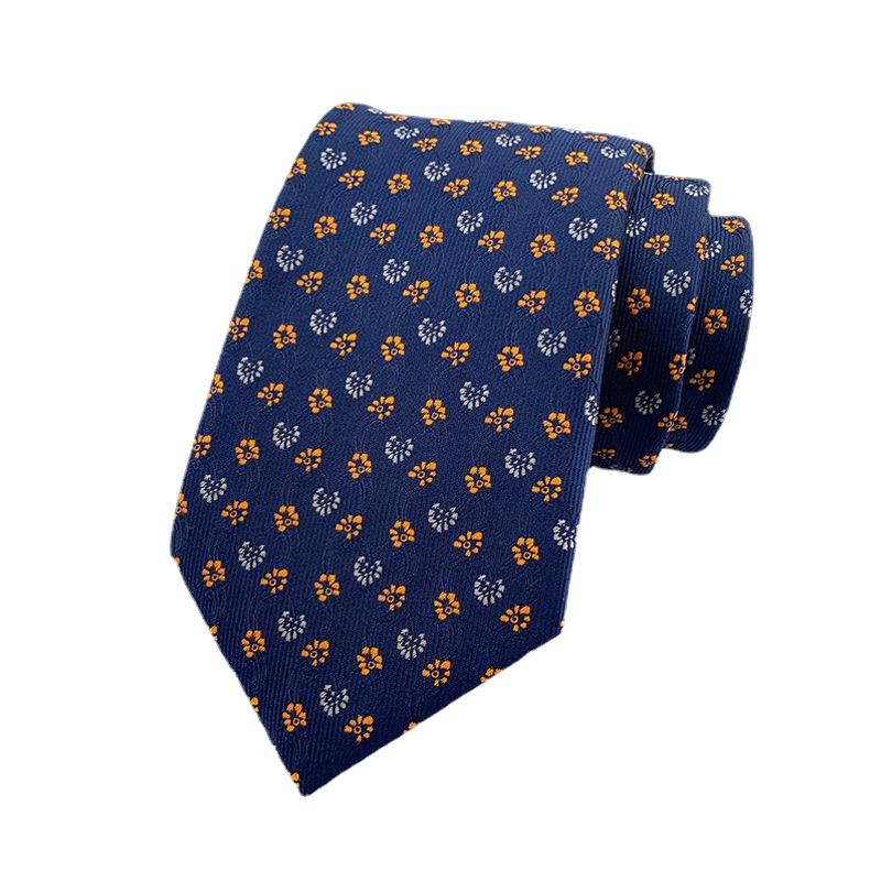 Cozy Up Módní pruhovaná pánská kostkovaná květinová kravata PaisleyTies na svatbu
