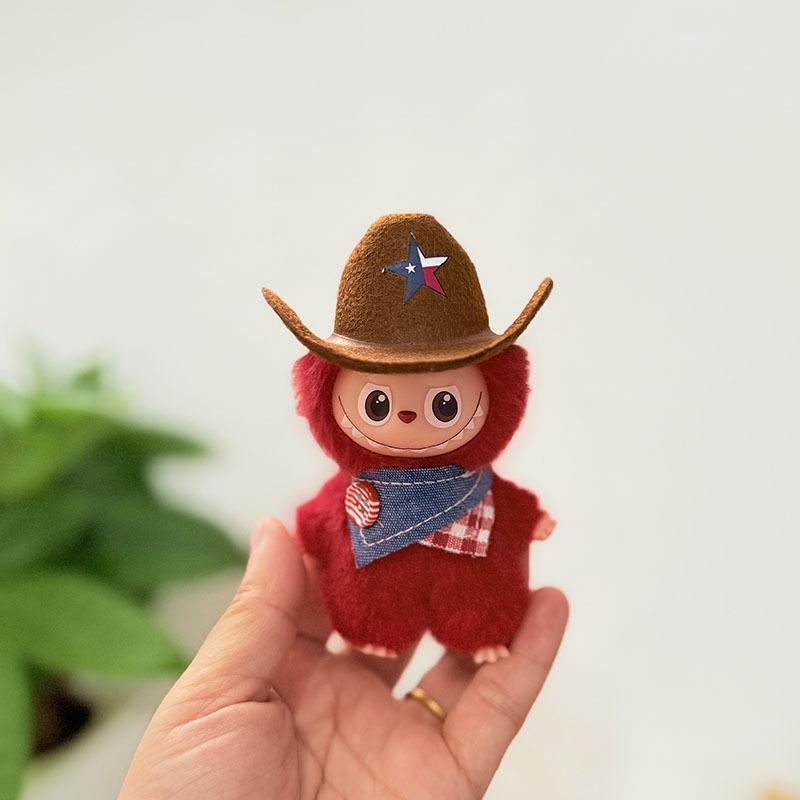 Mini Version 4.0 Vinyl Face Plush Blind Box Doll Clothes Christmas Set Small Nose Gaga Heart Bottom Password