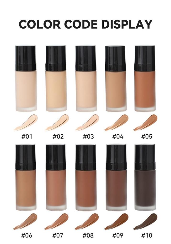 Cross-Border Foundation & Concealer: Brightens, Moisturizes, Long-Lasting, Custom Logo Available.