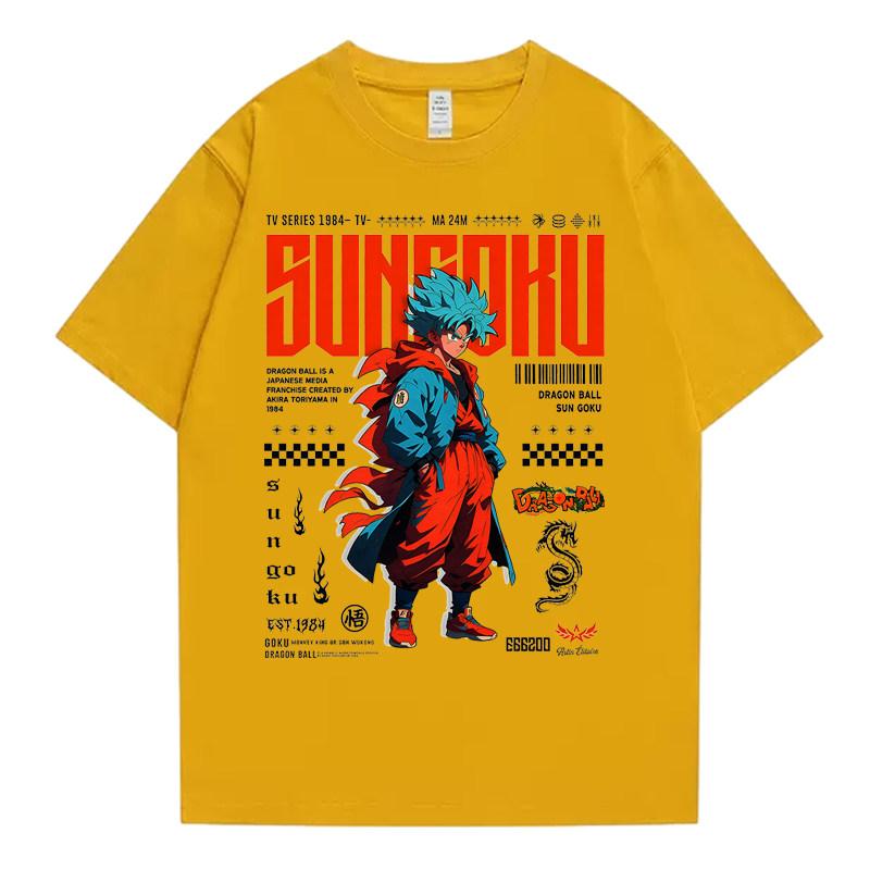 Japanese Classic Dragon Ball Tshirt Manga Retro Toriyama Akira Commemorative Round Neck Mens Tshirt S