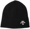DESCENTE Junior Knit Simple Design for Kids and DWDWJC60 BLK Cap, Warm, Sweat-Wicking, Quick-Drying, Antibacterial, Odor-Resistant, Children,