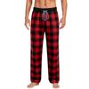 Men's Plaid Stripe Casual Pants Men's Casual Fashion Pajama Pants