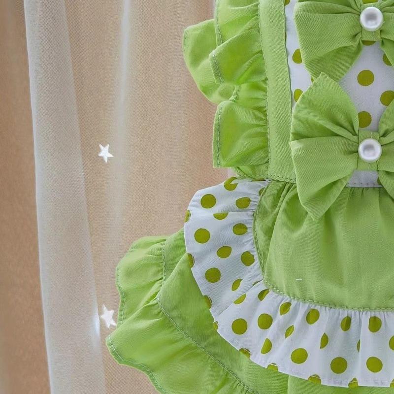 Summer New Diandian Lolita Fresh Pet Size Dog Dress Cat Summer Puppy Princess Dress