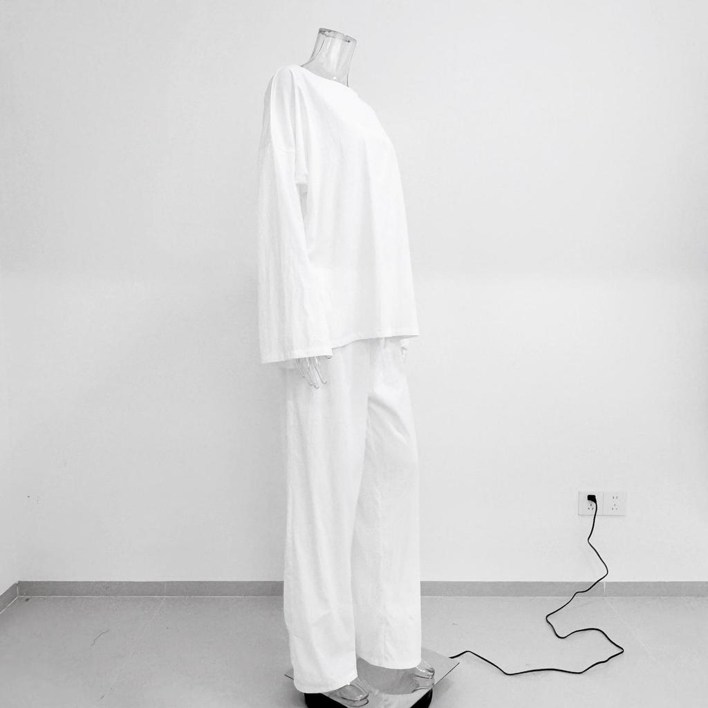 Plus Size French Chic Loose Homewear Set for Women