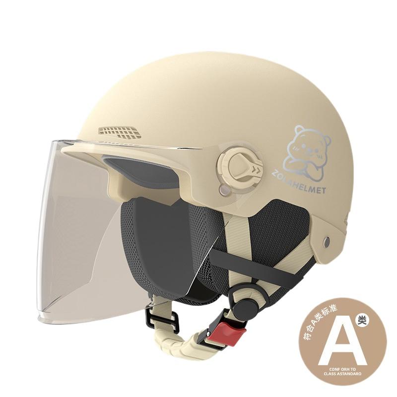 Helmet Electric Car Girl Cute Funny Lightweight Hair Hat Women's Helmet