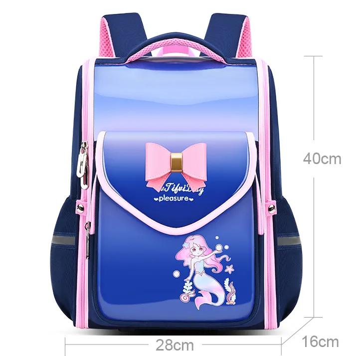 Nouveau sac d'école imprimé imperméable pour enfants, sac à dos pour écoliers du primaire, sac à dos de grande capacité pour filles et garçons