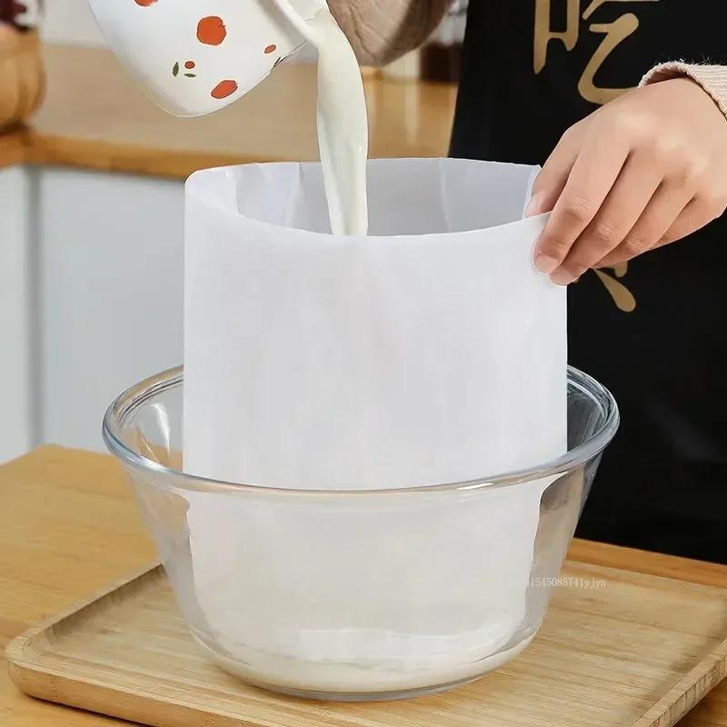 Food Grade Nylon Mesh Strainer Bag Reusable Filter for Soy Milk Wine Vegetable Stuffing Cloth Kitchen Squeeze Tool