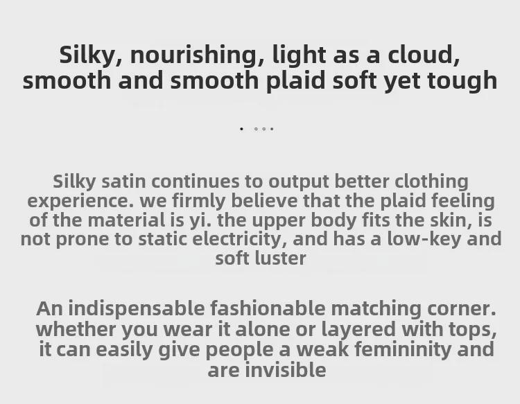 Women's Silk Satin V-Neck Camisole with Spaghetti Straps – Trendy Spring/Summer Slim Fit Inner Top