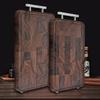 Tabla de cortar de madera maciza de nogal negro hotel hogar cortar verduras bistec fruta tabla de cortar bandeja de madera tabla de cortar para camping