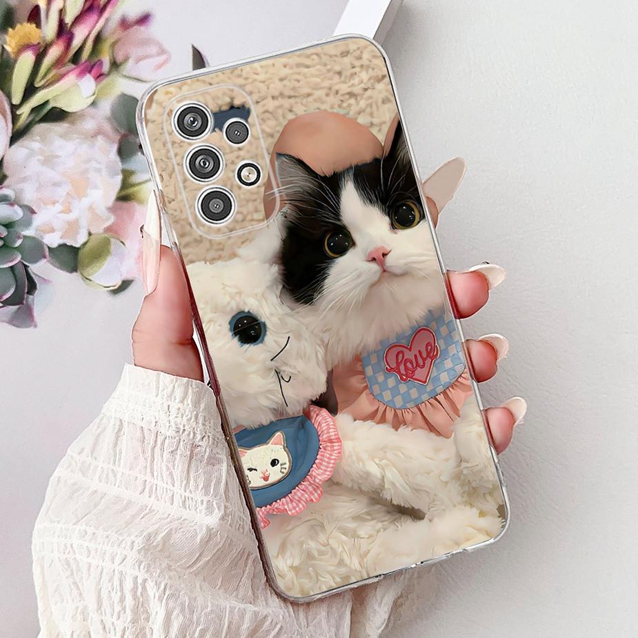 For Samsung Galaxy A52 A52s A72 5G Case Cute Painted Cover Soft Silicone Phone Cases For Samsung A52 A 52 s Galaxy A72 5G Fundas